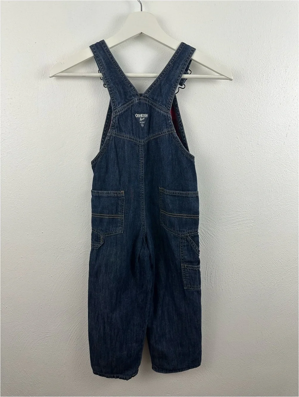 OshKosh B'gosh Indigo Blue Children's Denim Overalls Size 4T